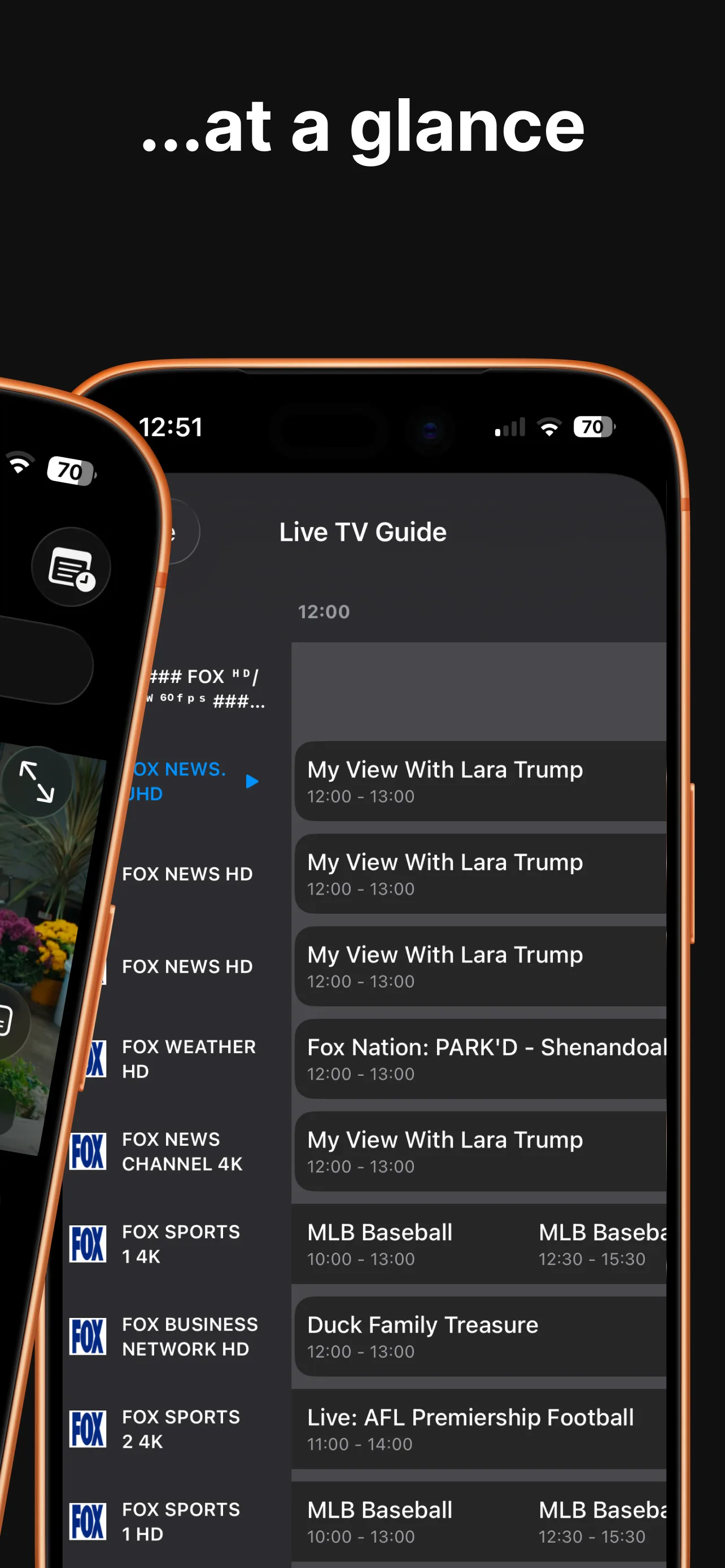 IPTV Pro live TV program guide